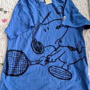 Levi's Blue Snoopy Graphic Tee